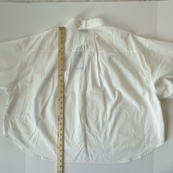 rag & bone Maura High-low Cotton Poplin Button-up Shirt | XL | NWT - Picture 7 of 15